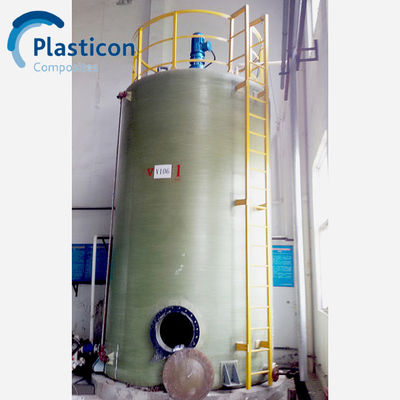 Thùng áp suất FRP chống ăn mòn Thùng tròn FRP sợi thủy tinh