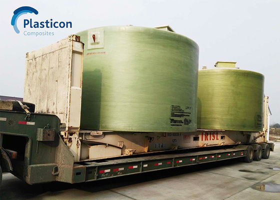Cỗ chứa FRP xanh Bảo trì tối thiểu Cỗ chứa polyester tăng cường sợi thủy tinh