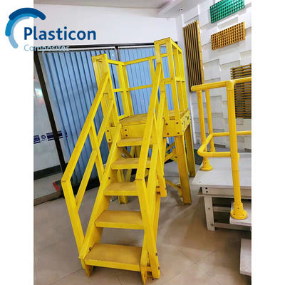 Pultrusion FRP cầu thang sợi củng cố cầu thang nhựa tùy chỉnh
