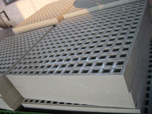 1000mm chiều rộng FRP Grating Petrochemical Green Fiberglass Grating