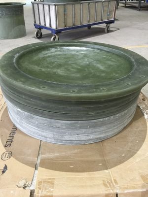 Khung FRP màu xanh lá cây Ốp phủ sợi nhựa tăng cường Kháng tác động cao