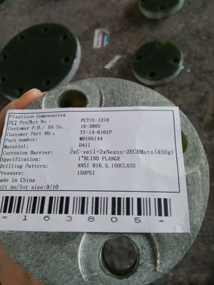 RTP-1 Fiberglass Flange với vật liệu EPDM Gasket 120 ° C