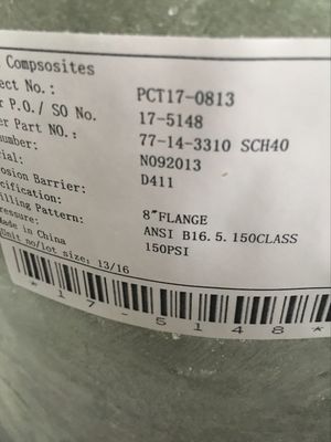 Sợi thủy tinh củng cố nhựa GRP Flange ống Flange nhựa