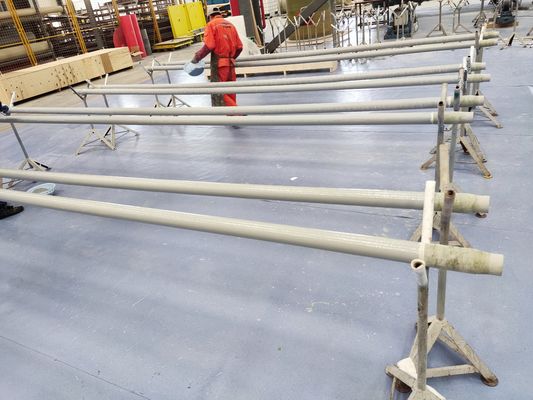 Bụi sợi thủy tinh FRP DIN màu xám với độ dày 2mm CLB cho xây dựng