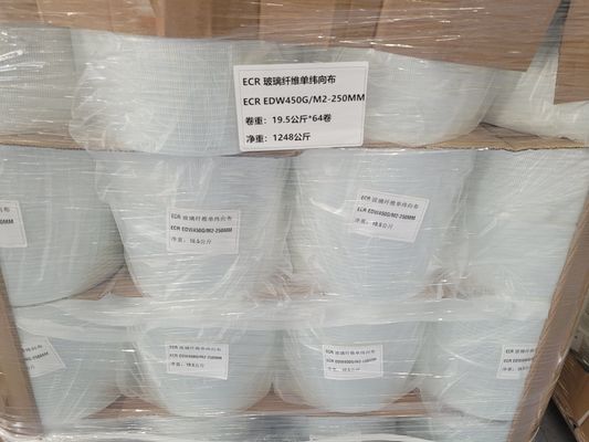 Các loại vải đơn hướng được trang trí nhựa bằng sợi thủy tinh E Cr Glass