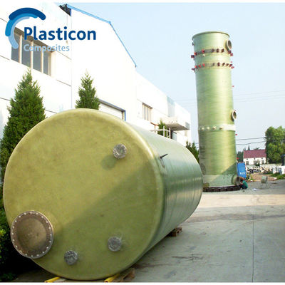 Thùng FRP xanh Thùng nhựa cáp thủy tinh hóa học tăng cường