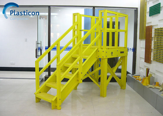 Mảng FRP màu vàng 60MPa-80MPa Sản phẩm FRP kéo kéo