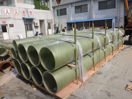 Dài ống FRP nối ổ cắm 1m-12m Áp suất 50PSI-150PSI